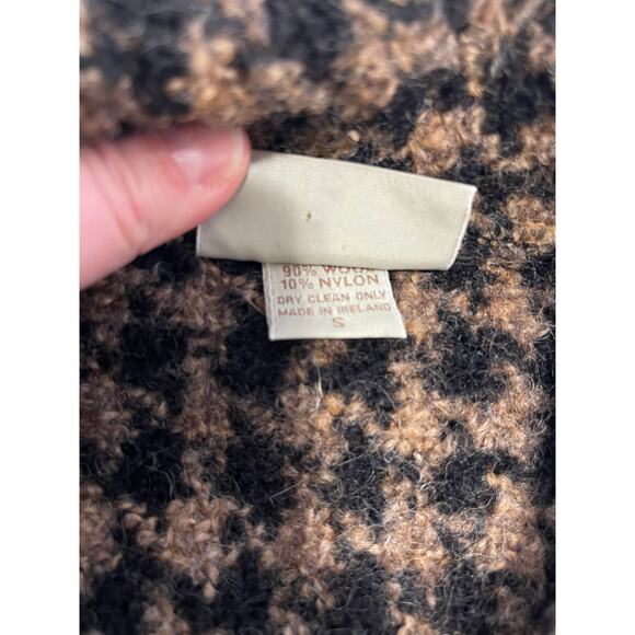 Vintage Weave of The Irish - 90% Wool - Brown & Black Herringbone Jacket - Picture 4 of 8